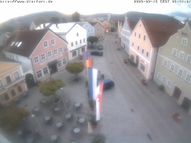 Archiv Foto Webcam Ostansicht Rathaus Dietfurt