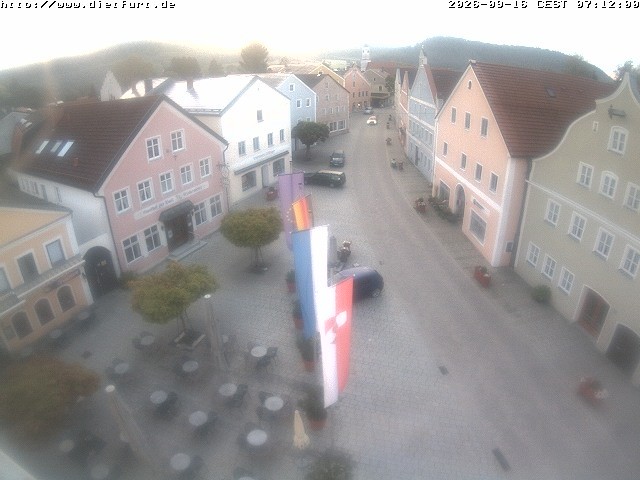 Archiv Foto Webcam Ostansicht Rathaus Dietfurt
