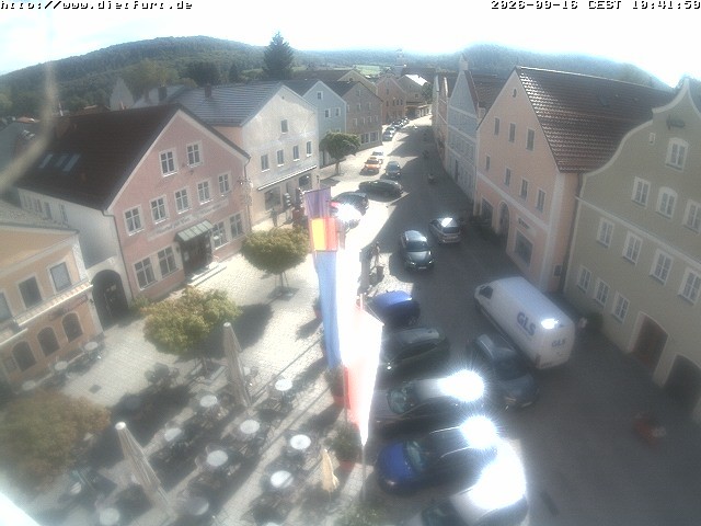 Archiv Foto Webcam Ostansicht Rathaus Dietfurt