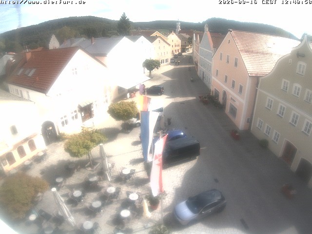 Archiv Foto Webcam Ostansicht Rathaus Dietfurt