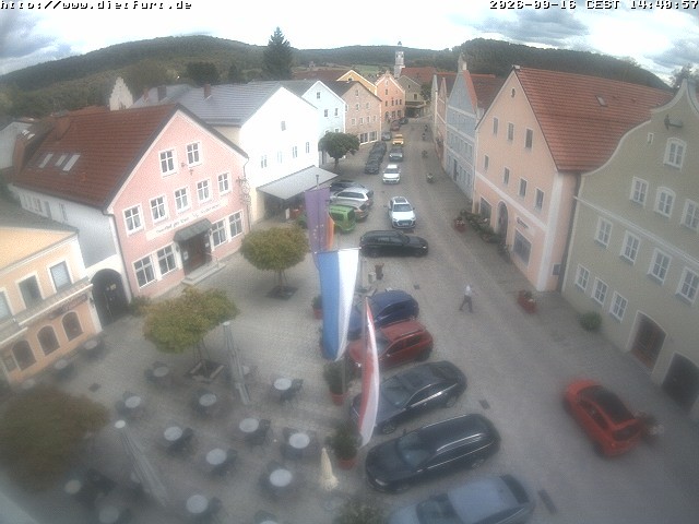 Archiv Foto Webcam Ostansicht Rathaus Dietfurt
