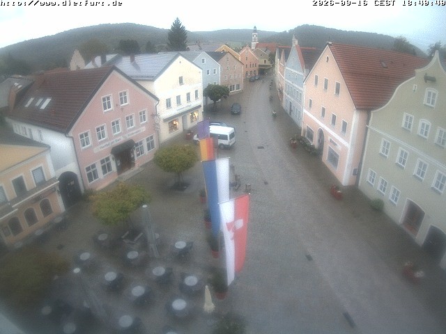 Archiv Foto Webcam Ostansicht Rathaus Dietfurt