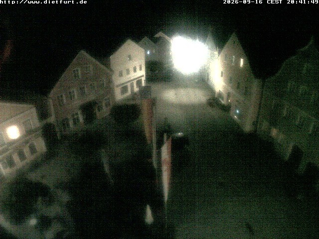 Archiv Foto Webcam Ostansicht Rathaus Dietfurt