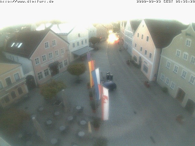 Archiv Foto Webcam Ostansicht Rathaus Dietfurt