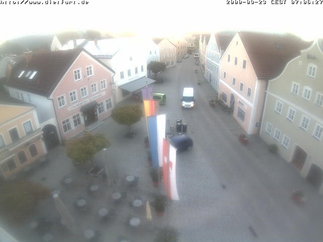 Archiv Foto Webcam Ostansicht Rathaus Dietfurt