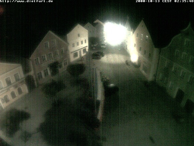 Archiv Foto Webcam Ostansicht Rathaus Dietfurt