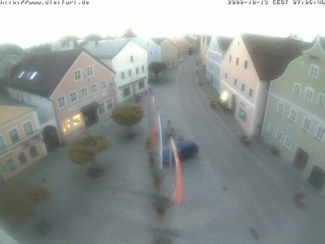 Archiv Foto Webcam Ostansicht Rathaus Dietfurt