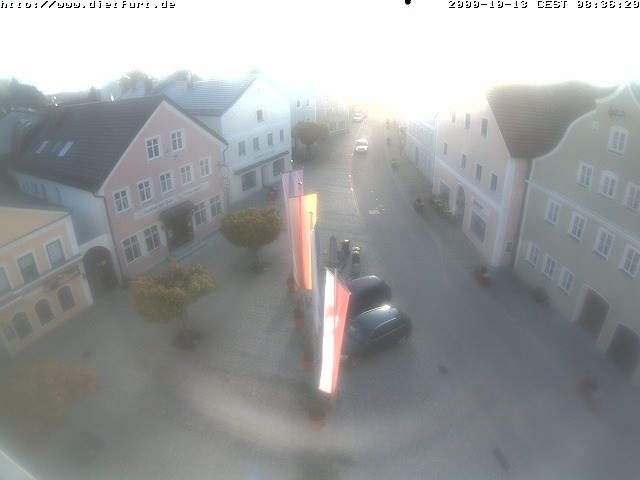 Archiv Foto Webcam Ostansicht Rathaus Dietfurt