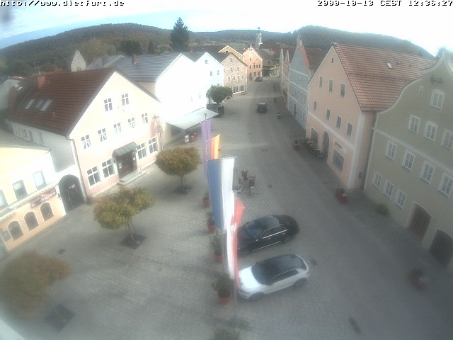 Archiv Foto Webcam Ostansicht Rathaus Dietfurt
