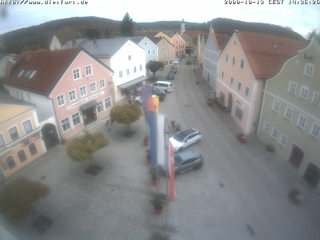 Archiv Foto Webcam Ostansicht Rathaus Dietfurt