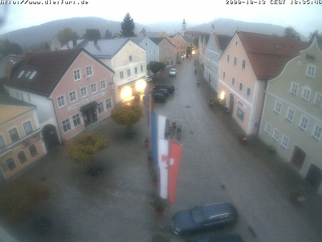 Archiv Foto Webcam Ostansicht Rathaus Dietfurt