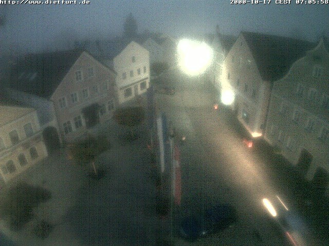 Archiv Foto Webcam Ostansicht Rathaus Dietfurt