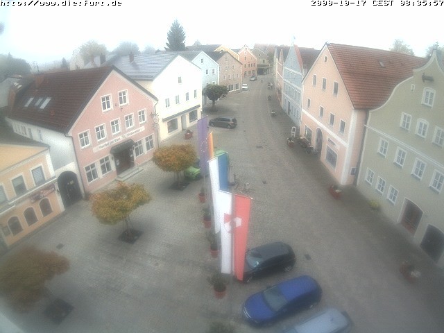 Archiv Foto Webcam Ostansicht Rathaus Dietfurt
