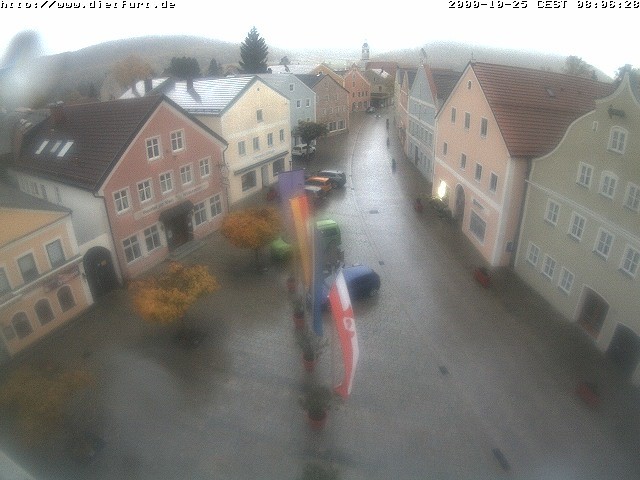 Archiv Foto Webcam Ostansicht Rathaus Dietfurt