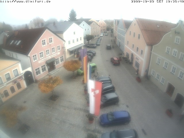 Archiv Foto Webcam Ostansicht Rathaus Dietfurt