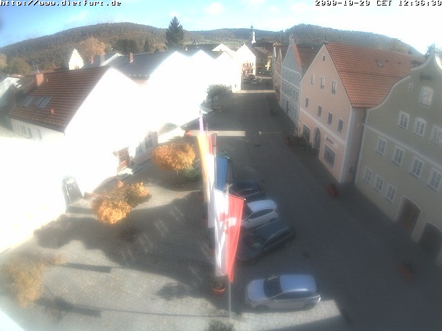 Archiv Foto Webcam Ostansicht Rathaus Dietfurt