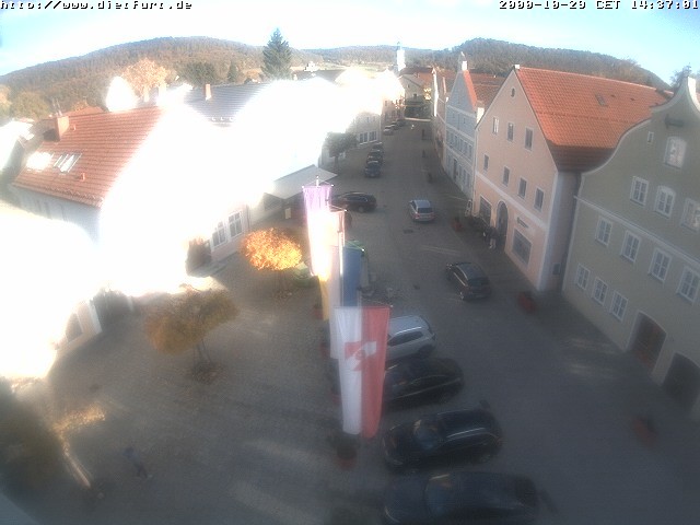 Archiv Foto Webcam Ostansicht Rathaus Dietfurt