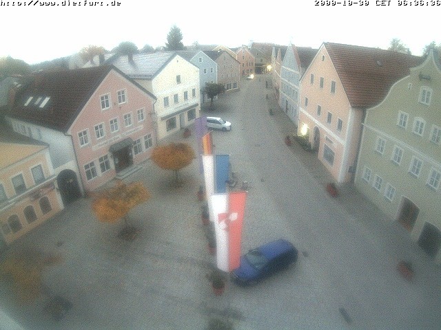 Archiv Foto Webcam Ostansicht Rathaus Dietfurt