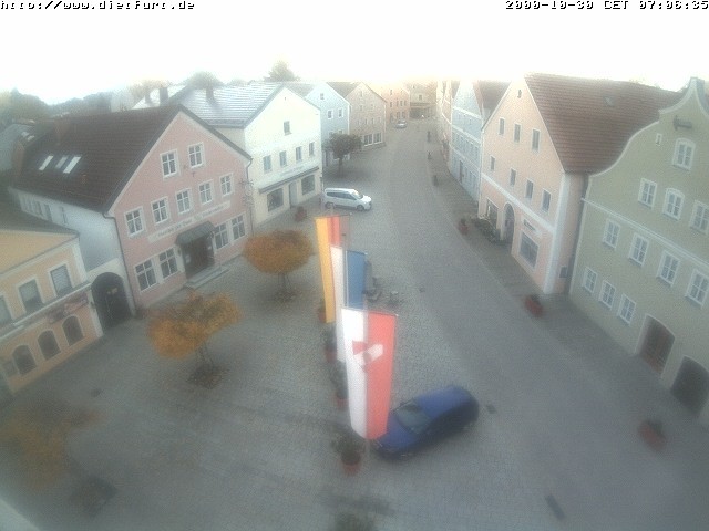 Archiv Foto Webcam Ostansicht Rathaus Dietfurt