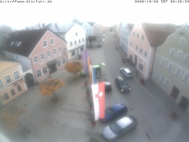 Archiv Foto Webcam Ostansicht Rathaus Dietfurt