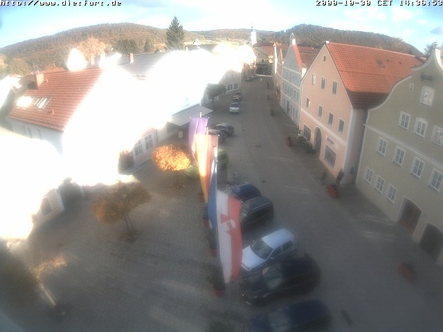 Archiv Foto Webcam Ostansicht Rathaus Dietfurt
