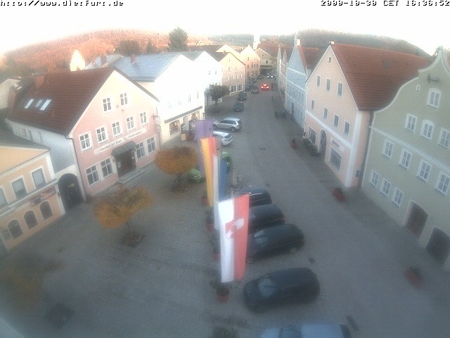 Archiv Foto Webcam Ostansicht Rathaus Dietfurt