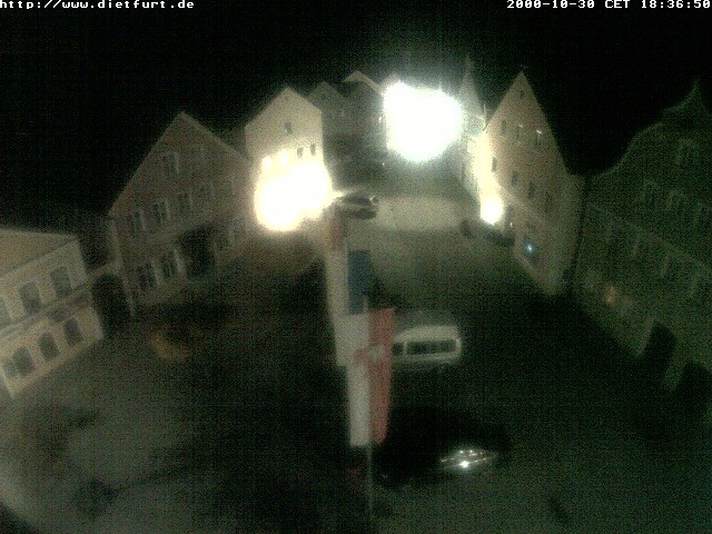 Archiv Foto Webcam Ostansicht Rathaus Dietfurt