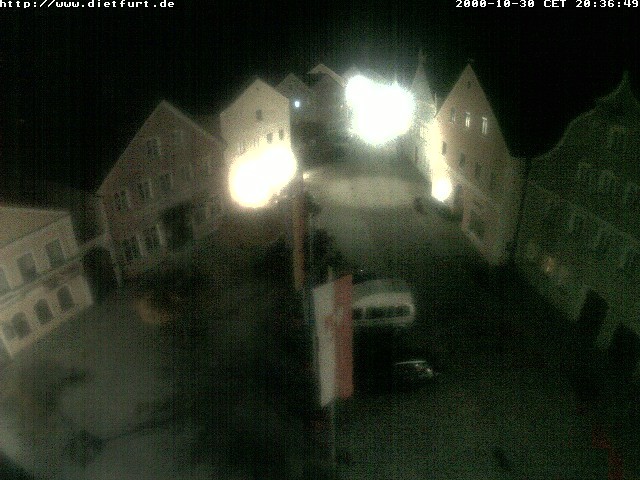 Archiv Foto Webcam Ostansicht Rathaus Dietfurt