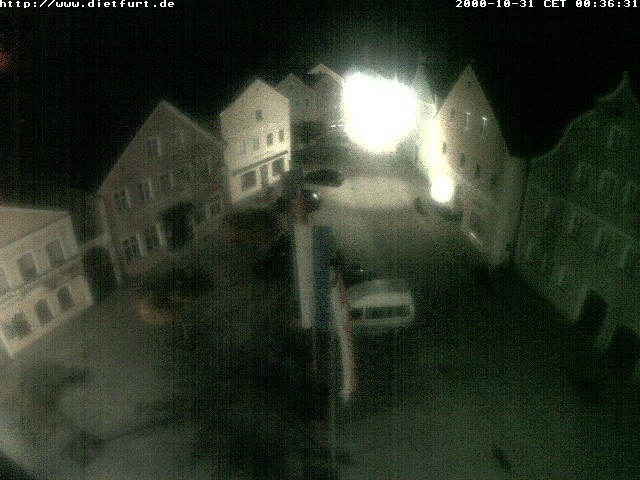 Archived image Webcam View on Dietfurt guildhall