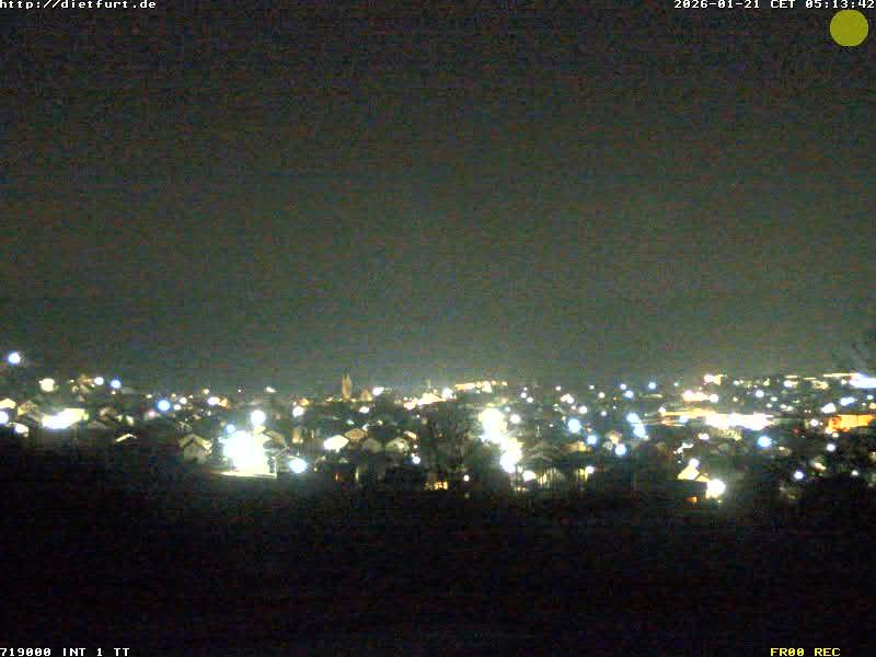 Archived image Webcam View over Dietfurt, Panorama pool