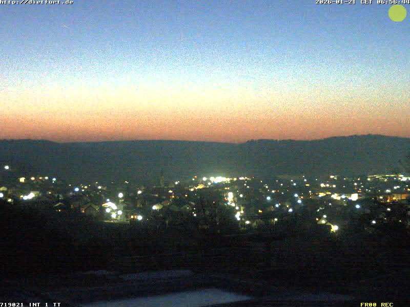 Archived image Webcam View over Dietfurt, Panorama pool