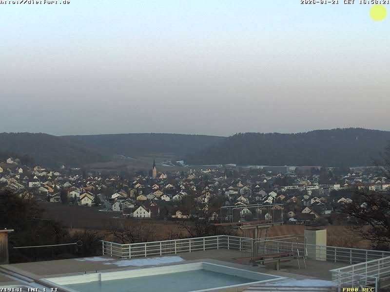 Archived image Webcam View over Dietfurt, Panorama pool