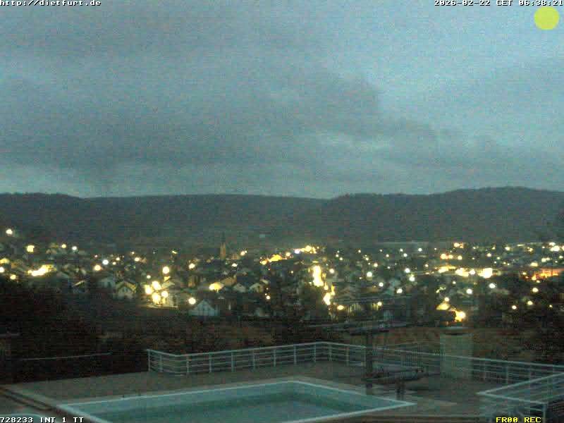 Archived image Webcam View over Dietfurt, Panorama pool