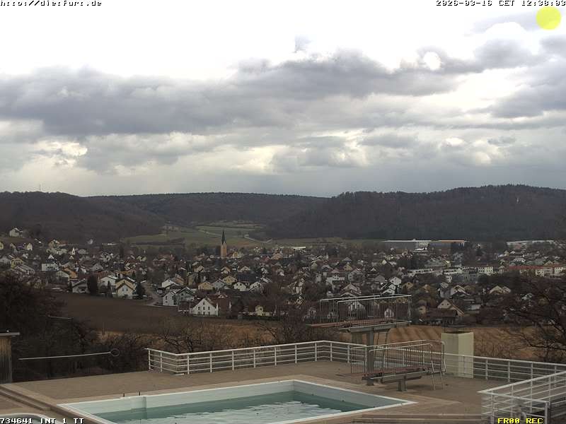 Archived image Webcam View over Dietfurt, Panorama pool