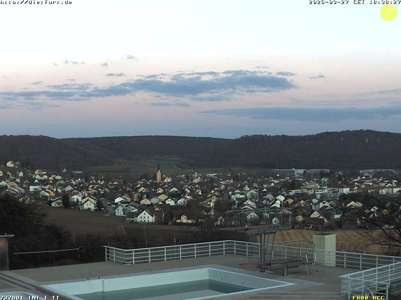 Archived image Webcam View over Dietfurt, Panorama pool