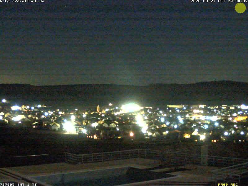 Archived image Webcam View over Dietfurt, Panorama pool