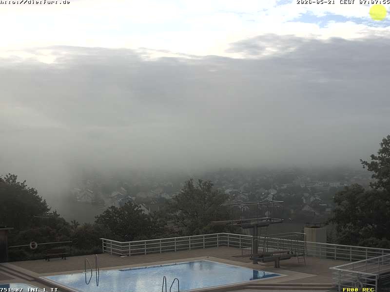Archived image Webcam View over Dietfurt, Panorama pool