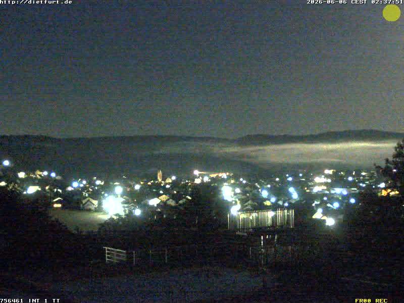 Archived image Webcam View over Dietfurt, Panorama pool