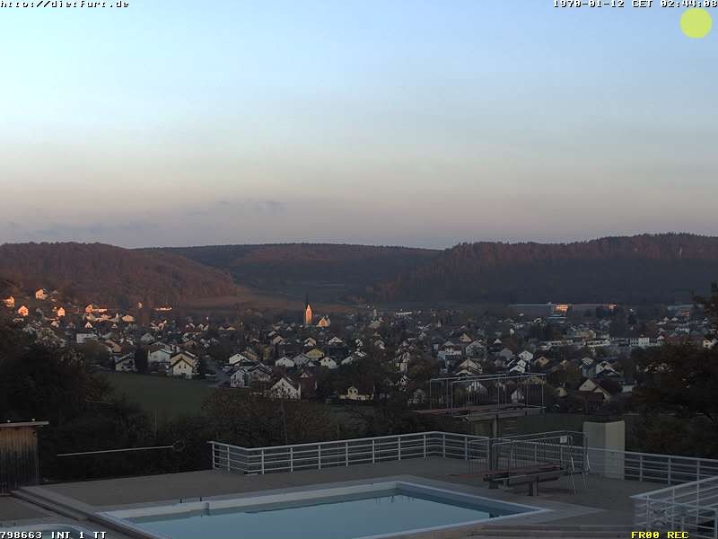 Archived image Webcam View over Dietfurt, Panorama pool