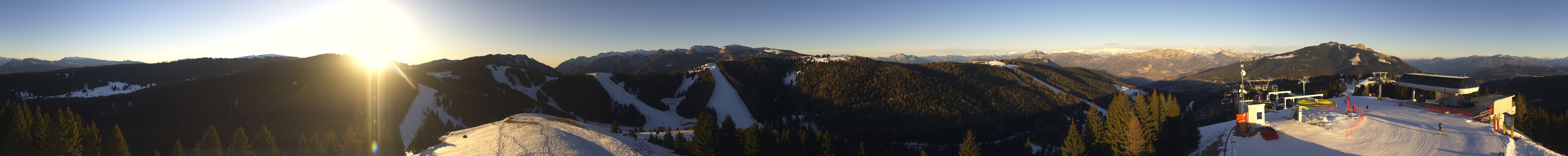 Archiv Foto Webcam Alpe Cimbra Panorama - Folgaria Lavarone Luserna