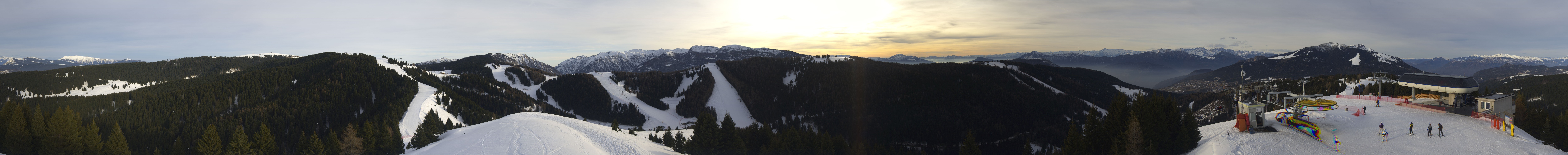 Archiv Foto Webcam Alpe Cimbra Panorama - Folgaria Lavarone Luserna
