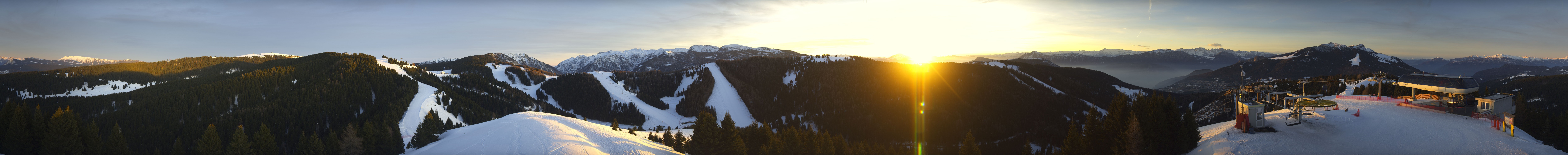 Archiv Foto Webcam Alpe Cimbra Panorama - Folgaria Lavarone Luserna