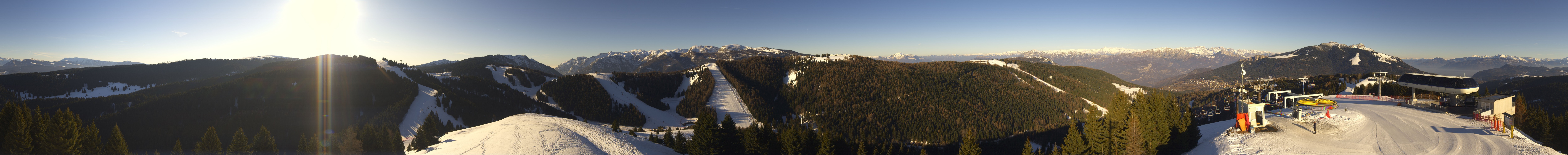 Archived image Webcam Panoramic view Alpe Cimbra - Folgaria