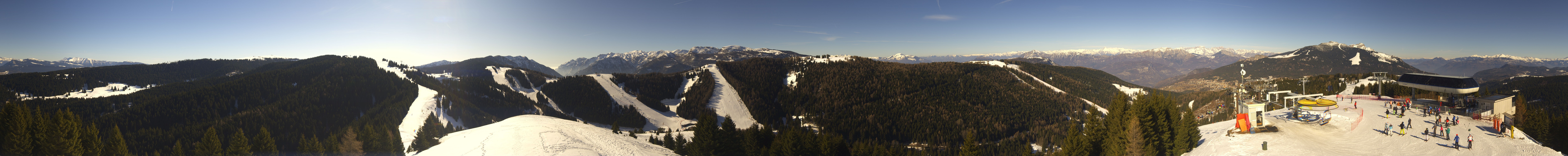 Archived image Webcam Panoramic view Alpe Cimbra - Folgaria