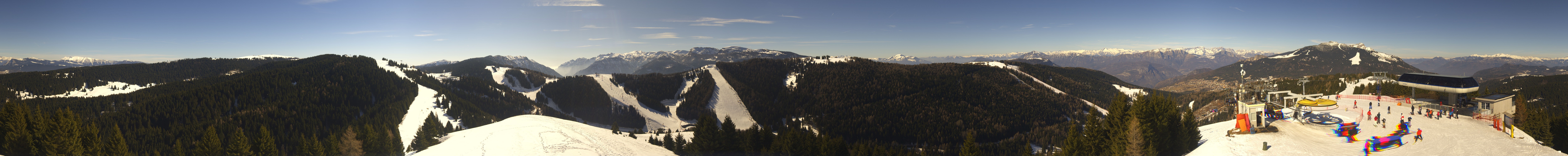 Archived image Webcam Panoramic view Alpe Cimbra - Folgaria
