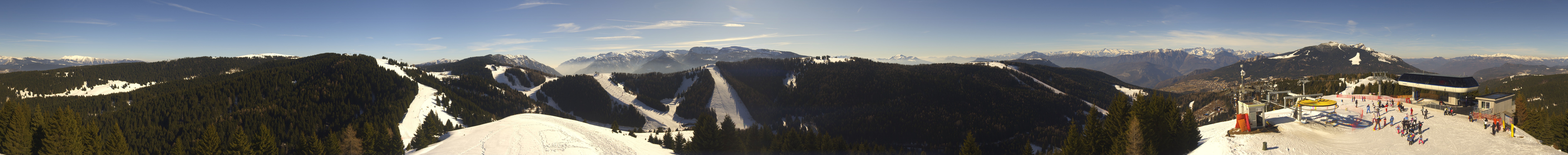 Archived image Webcam Panoramic view Alpe Cimbra - Folgaria