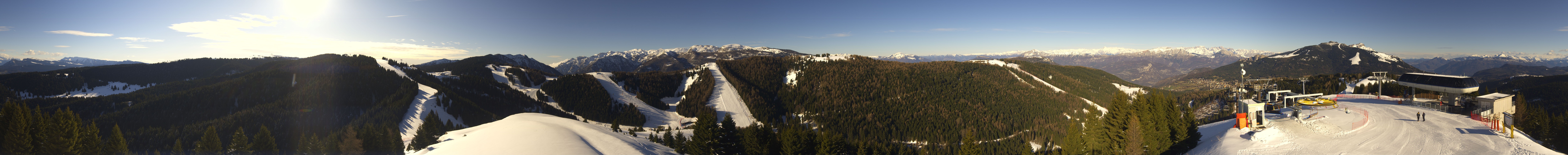 Archiv Foto Webcam Alpe Cimbra Panorama - Folgaria Lavarone Luserna