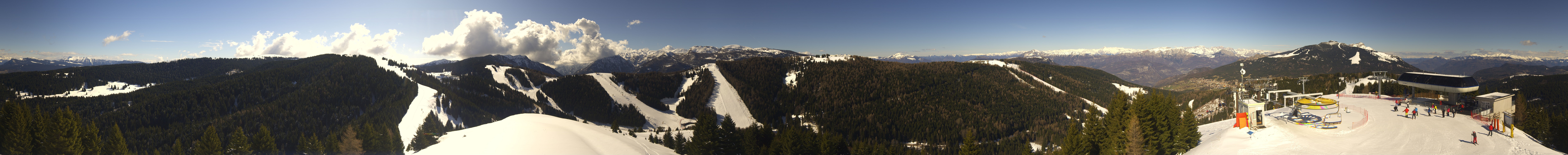 Archiv Foto Webcam Alpe Cimbra Panorama - Folgaria Lavarone Luserna