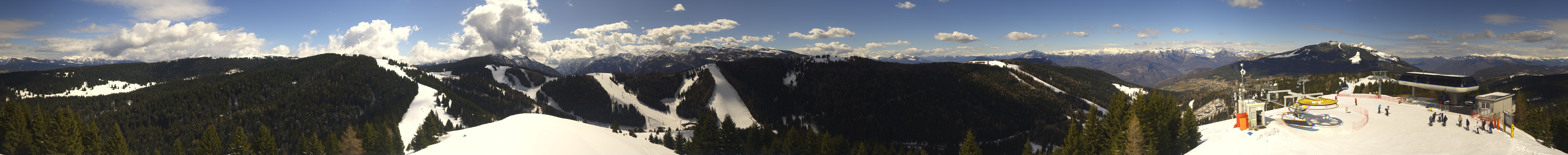Archiv Foto Webcam Alpe Cimbra Panorama - Folgaria Lavarone Luserna