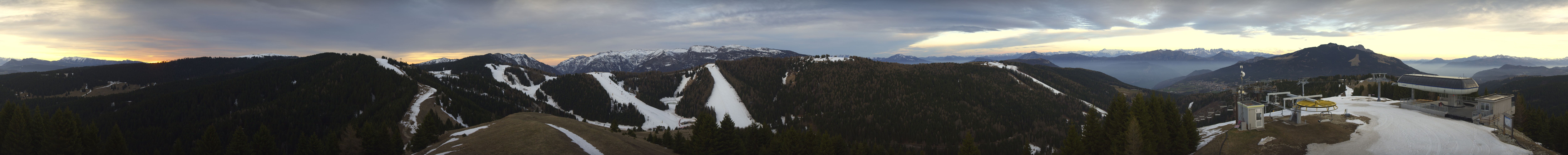 Archiv Foto Webcam Alpe Cimbra Panorama - Folgaria Lavarone Luserna